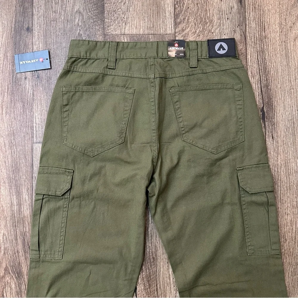 Airwalk Olive Green Cargo Pants Mens Size 30x32